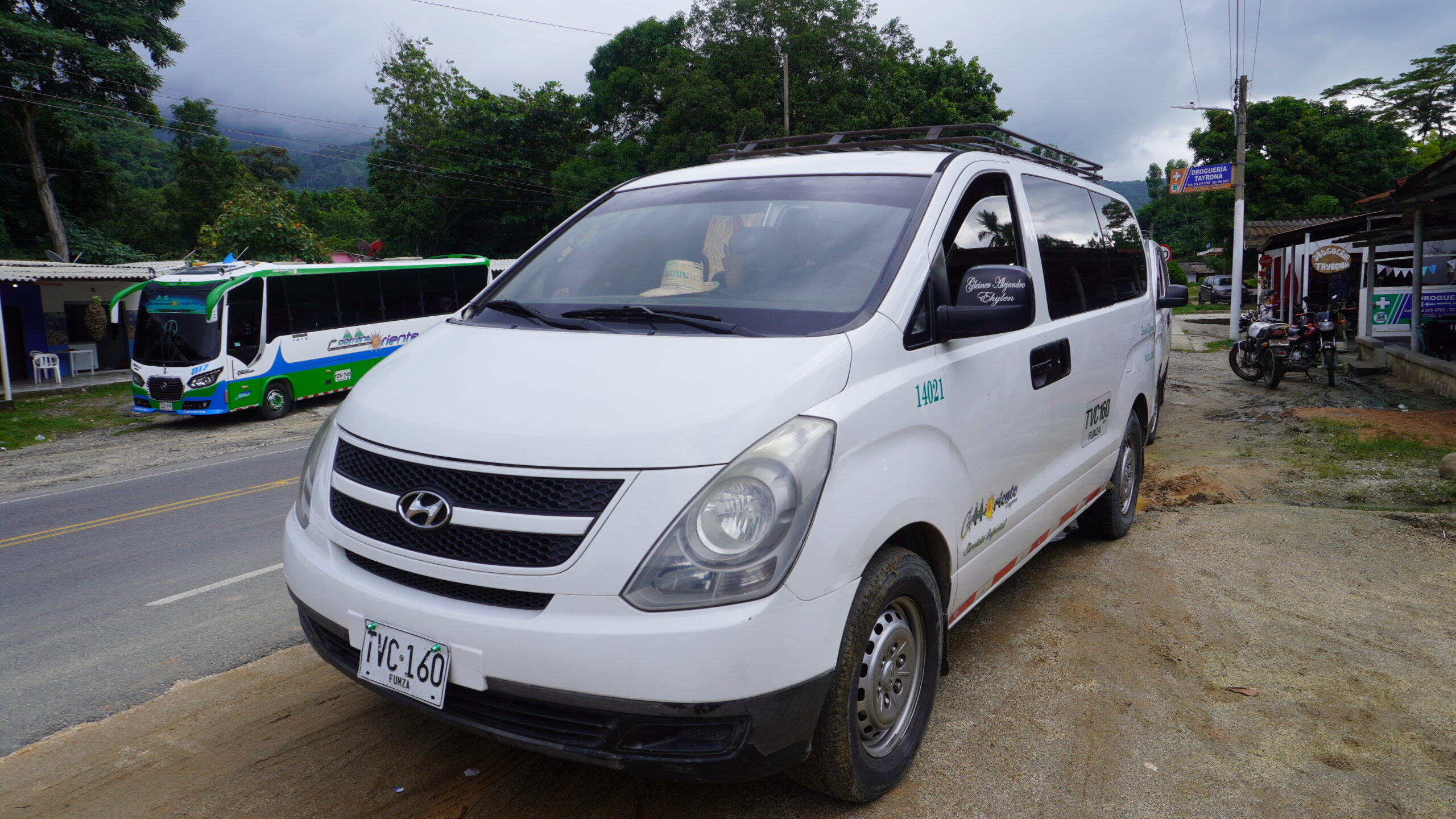 Traslado Parque Tayrona - Minca 5-9 personas