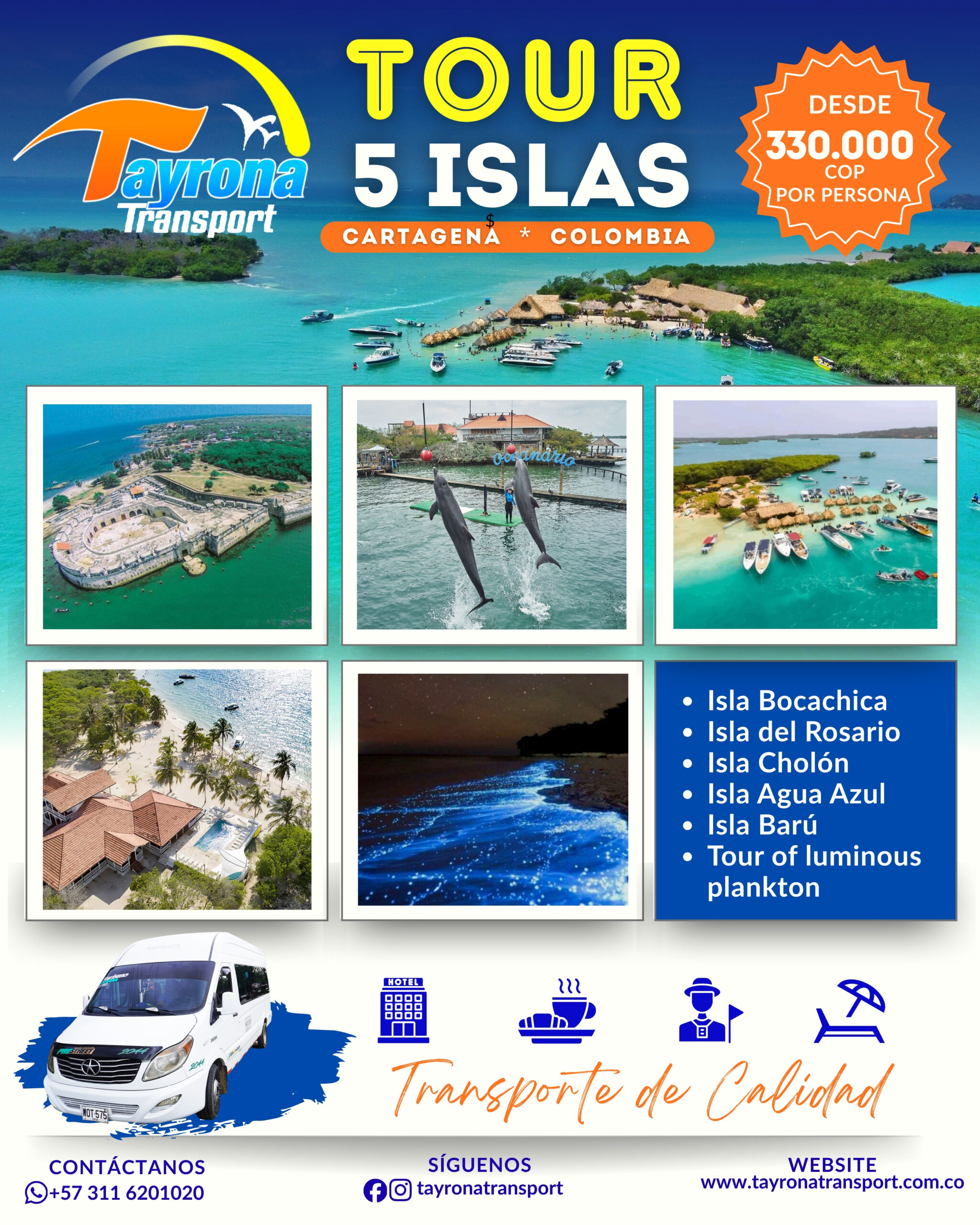 TOUR 5 ISLAS